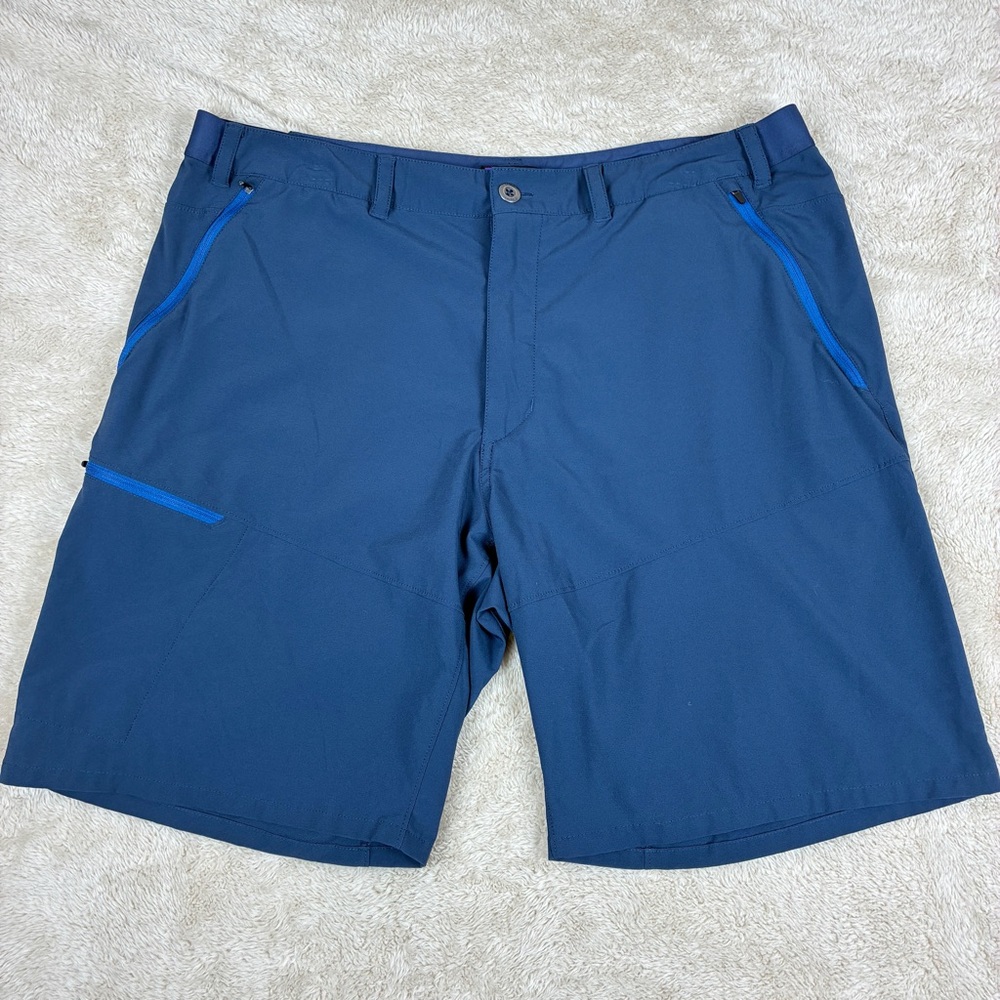 Patagonia Mens Altvia Trail Shorts 40 Blue Stretch Gorpcore Outdoor Utility Hike - Picture 2 of 14